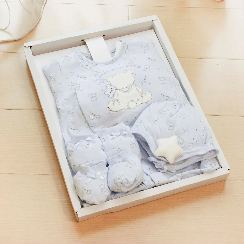 【GMP BABY】大熊 彌月禮盒 藍色 70CM(ZW6-3-706-B)