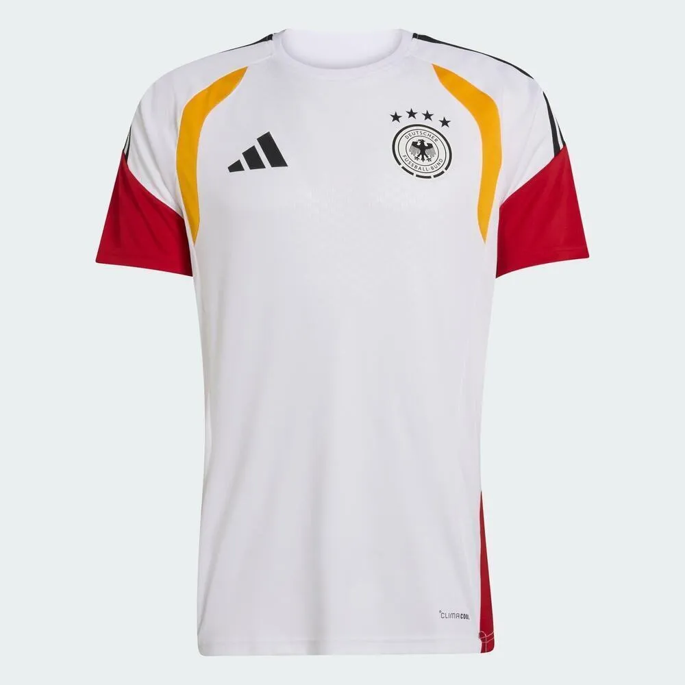 【adidas 愛迪達】Dfb Tr Jsy 男 T恤 運動上衣 休閒短袖 白 亞版 世界盃 德國(KB4440)