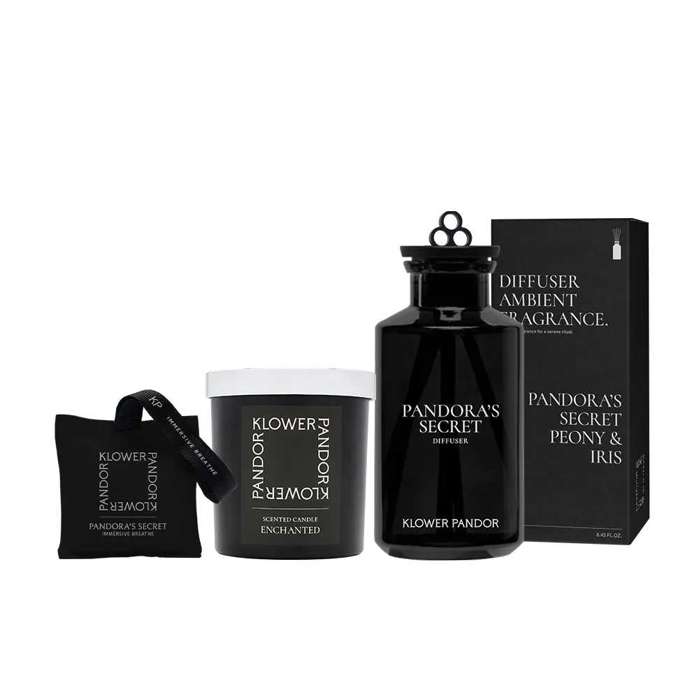 【KLOWER PANDOR】KP記憶香氛 沉浸式空間擴香瓶250ml+空間香氛包+香氛蠟燭(多款任選)