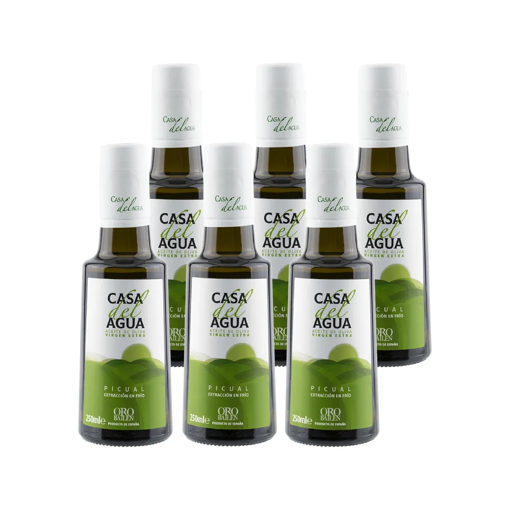 【Casa del Agua 歐嘉】特級冷壓初榨橄欖油250mlx6入(莊園職人款 高發煙點 料理好安心)