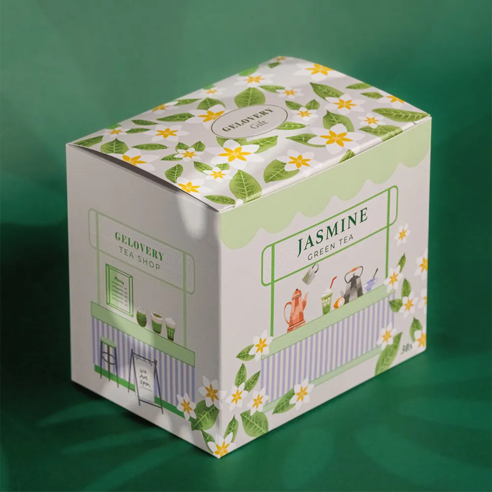 【Gelovery Gift】三窨茉香-三窨綠茶綠凍乾茶粉 單盒組（30入/盒; 即泡即飲 遵循傳統三窨工藝）