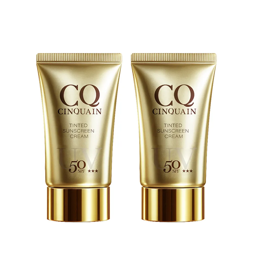 【CINQUAIN 思珂】清透裸肌潤色防曬乳SPF50★★★2入