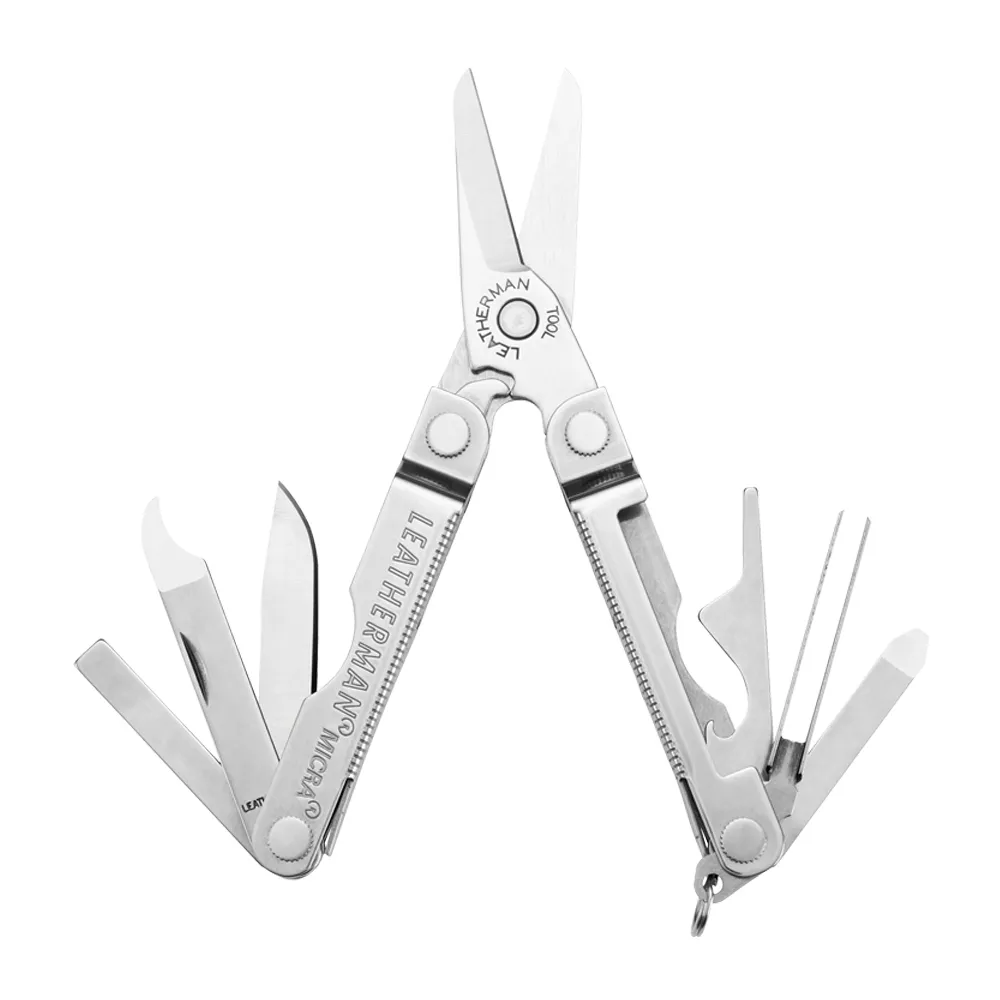 【Leatherman】特價品 NEW MICRA 銀色多功能工具剪#64010181N