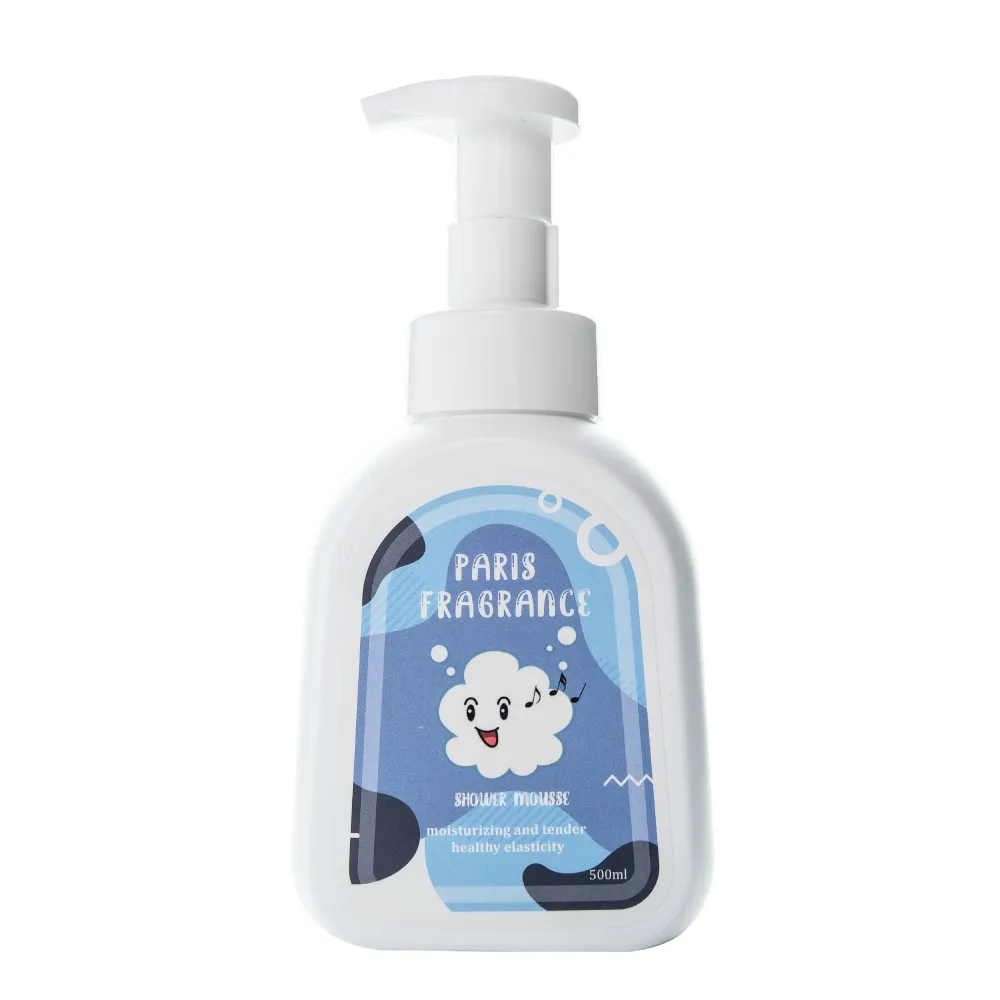 【Paris fragrance 巴黎香氛】植萃慕斯-蔚藍夢境 涼感沐浴慕斯500ml(生日禮物/送禮/居家/spa/沐浴露)