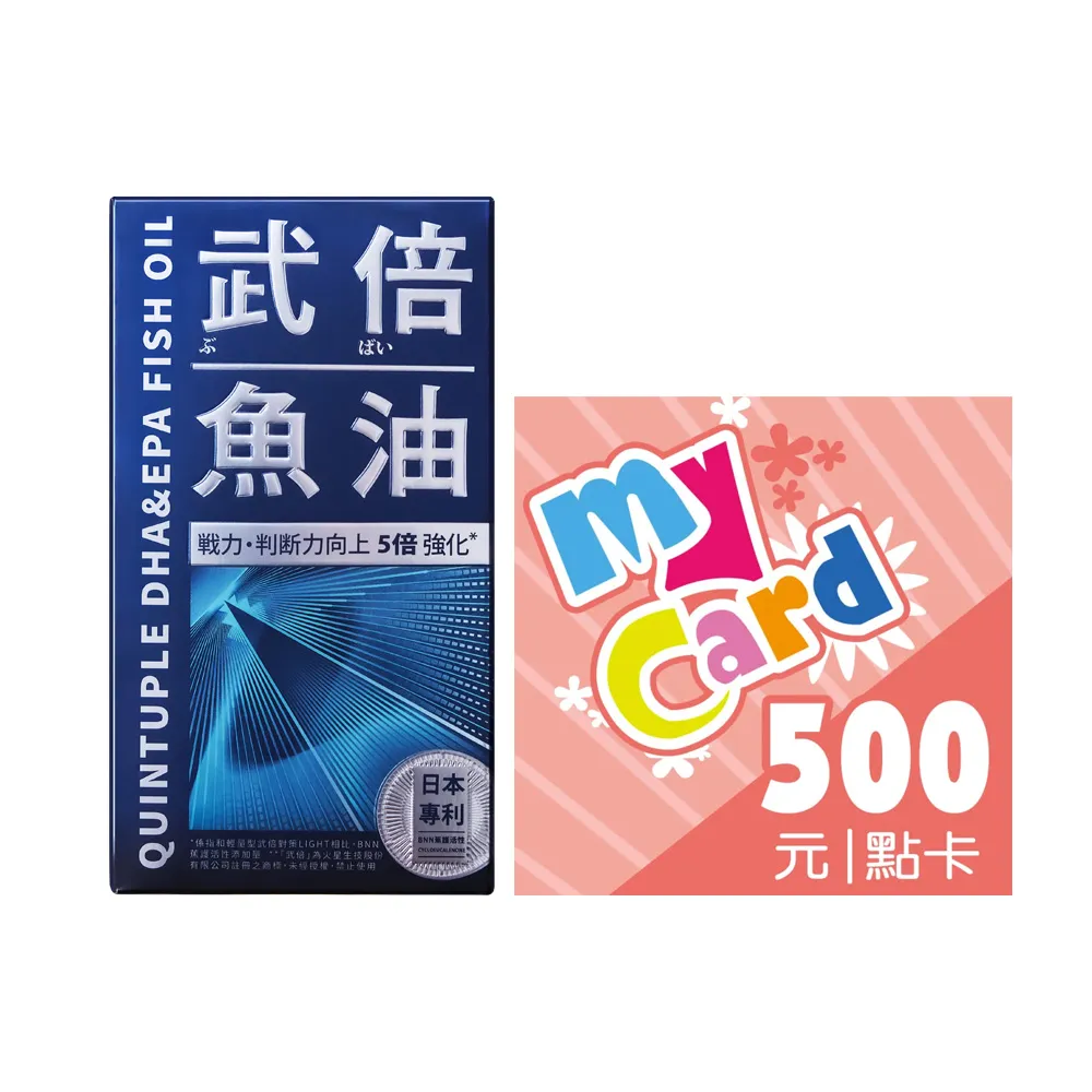 【TAIZAKU 火星生技】武倍魚油+原神啟動 原神 500點點數卡 