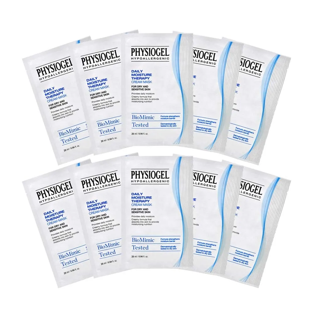 【PHYSIOGEL 潔美淨】層脂質完美保濕乳霜面膜X10片+4片(28ml/片)