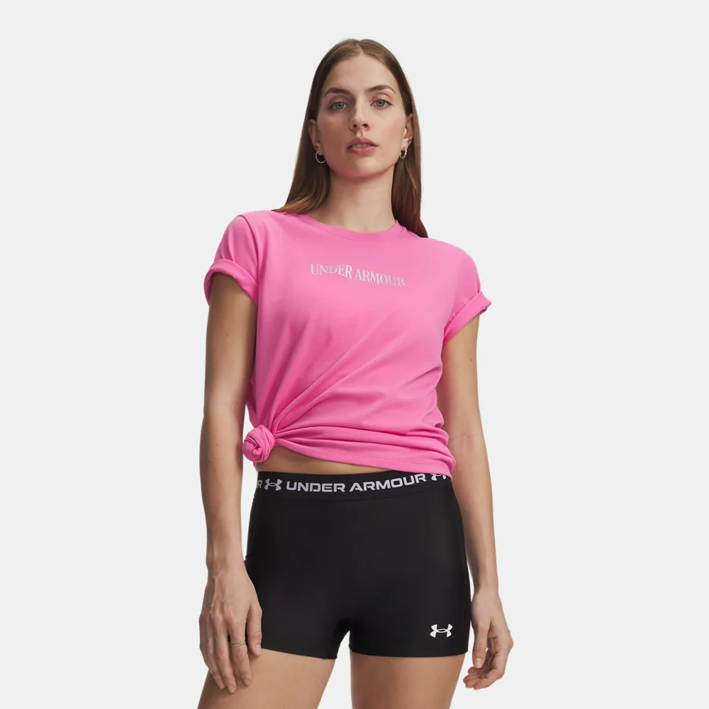 【UNDER ARMOUR】UA 女 HWT Script 短袖T-Shirt_6013654-637