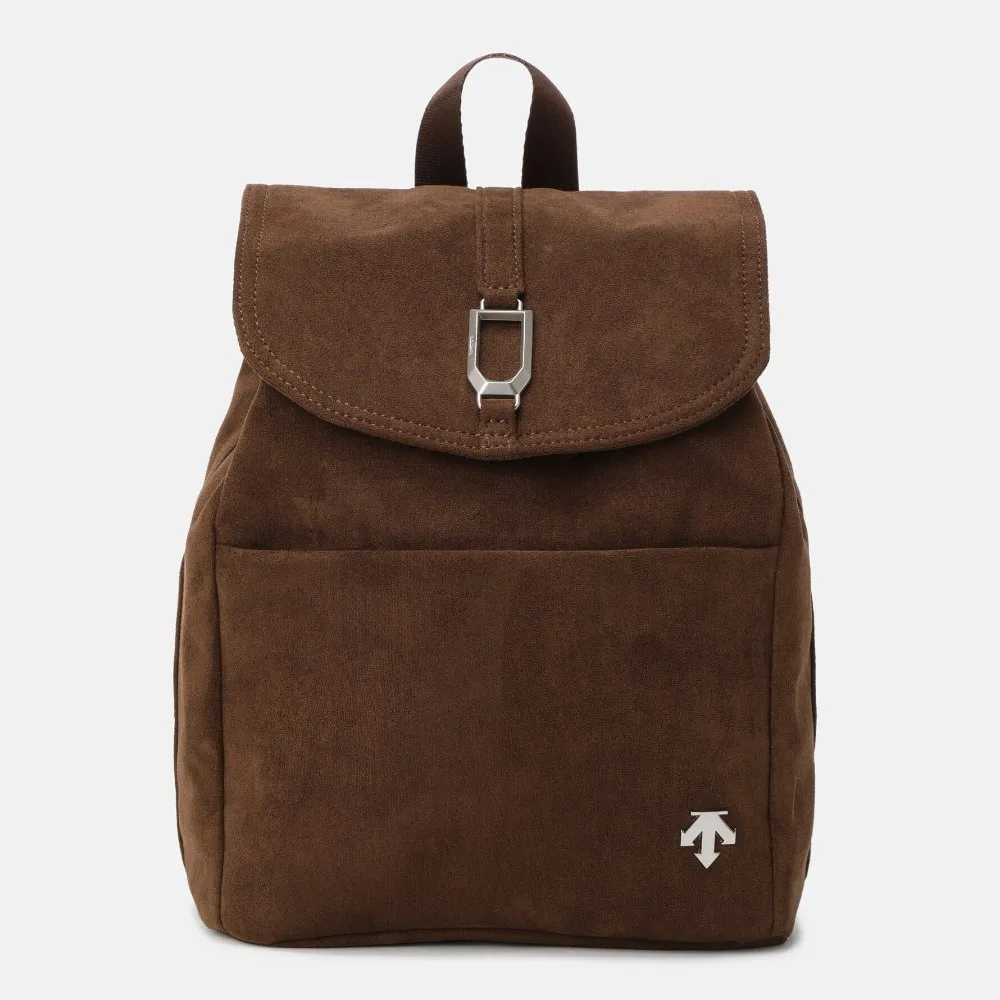【DESCENTE】小後背包 運動包 旅行小包 WOMENS MINI HOOD BACKPACK 7L 棕 SR322UBP71-BRWN