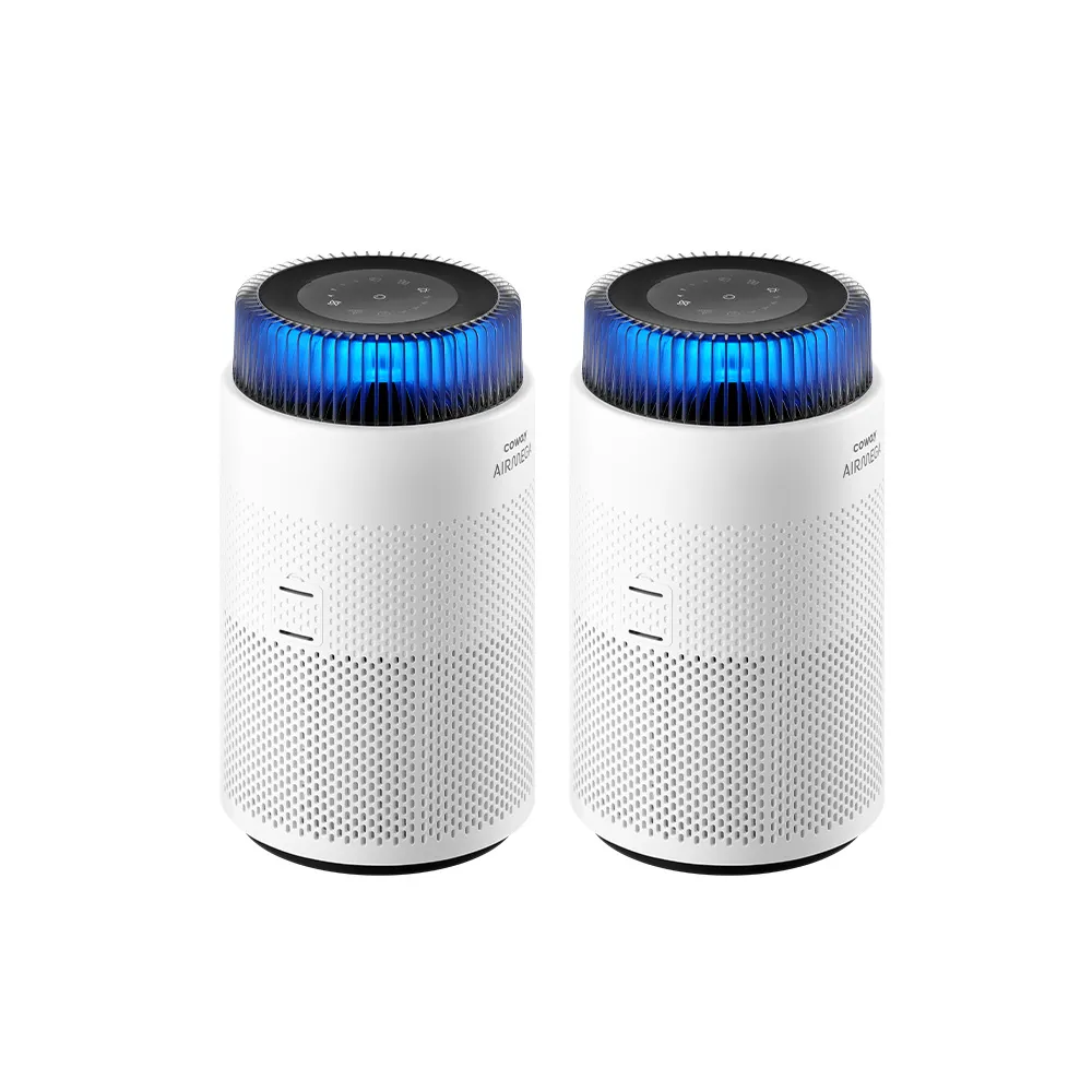 【Coway】超值雙機組 8-10坪 靜小眠除臭抗敏清淨機 AP-0823E(360全方位高效清淨機)