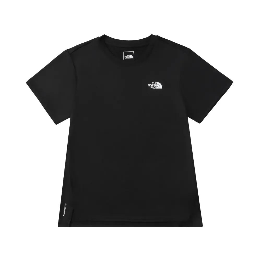 【The North Face】TNF 休閒 吸濕排汗短袖T恤 W FLEX S/S TEE REG - AP 女 黑色(NF0A8DFJJK3)
