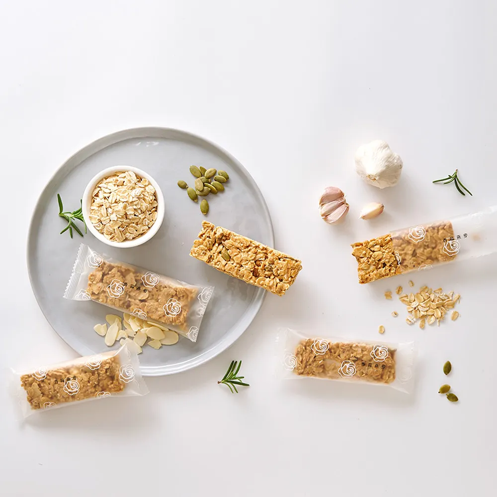 【CHAOBY 超比食品】輕纖系列燕麥棒-義式香蒜6支(X3盒)