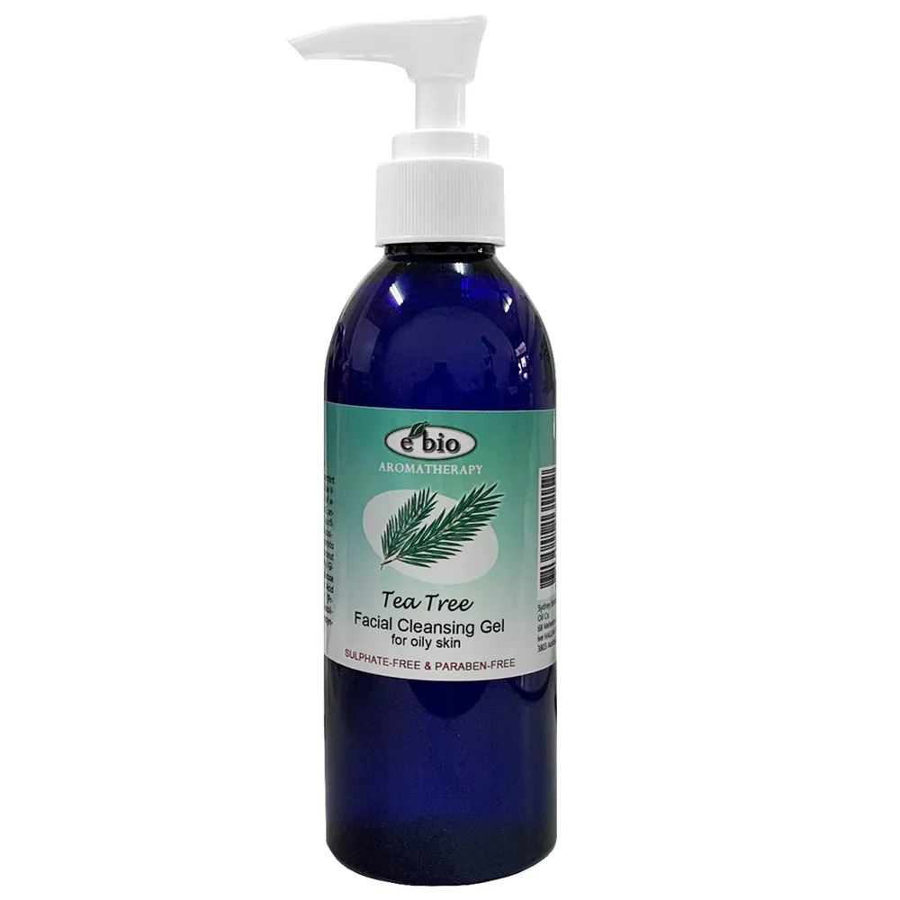 【ebio 伊比歐】茶樹精油抗油洗面乳200ml(一般&油性)
