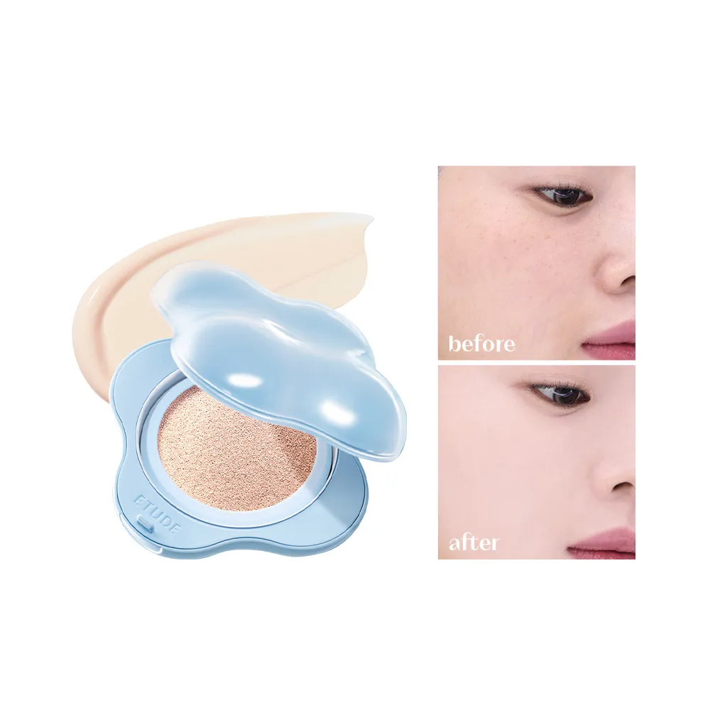 【ETUDE】官方直營 雲朵輕盈完美氣墊粉餅(SPF42/PA+++)