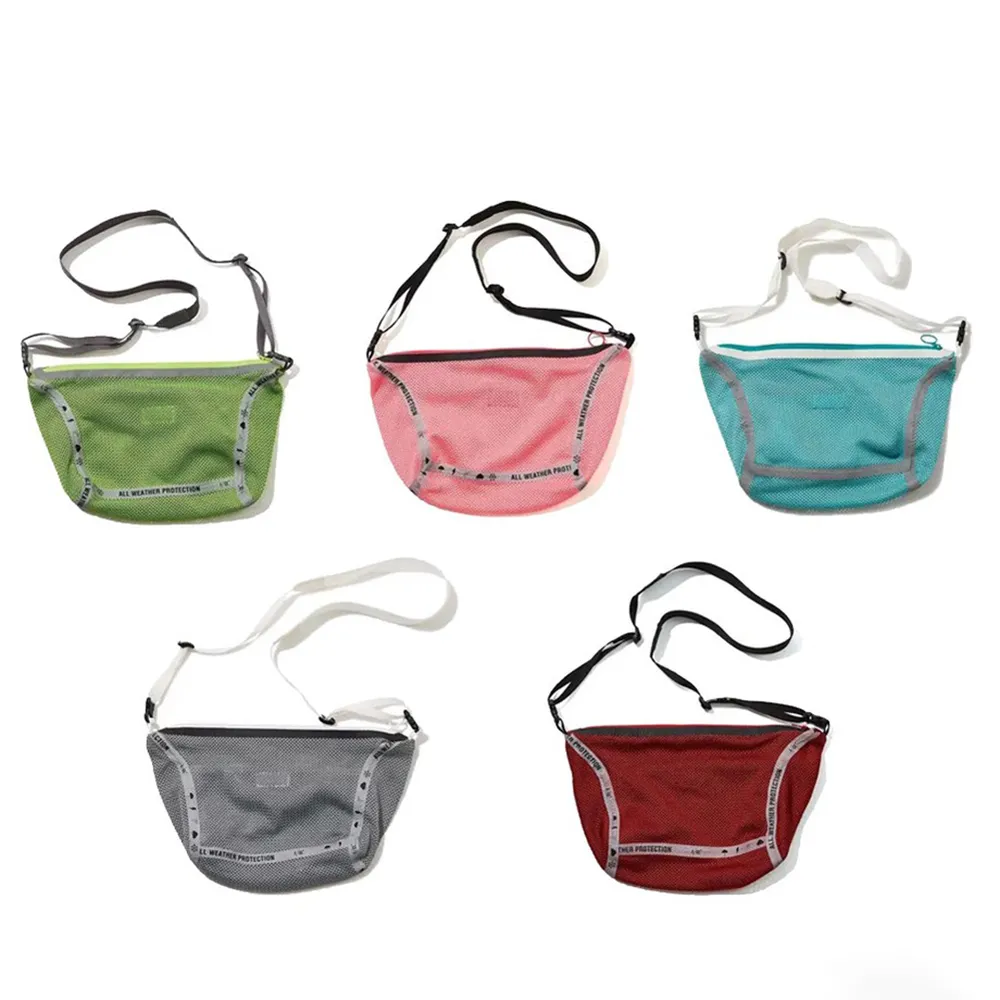【F/CE】MESH SHOULDER BAG 五色 膠帶 網絲包 輕量 運動 側背包 隨身小包 F1901SE0040camp