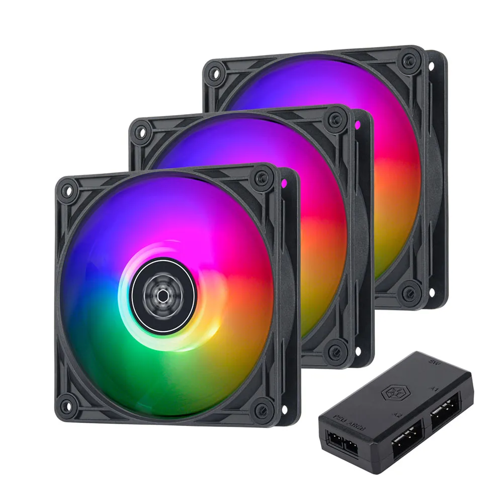 【SilverStone 銀欣】VISTA 120 ARGB  3PK(VS120B-ARGB-3PK 散熱風扇)
