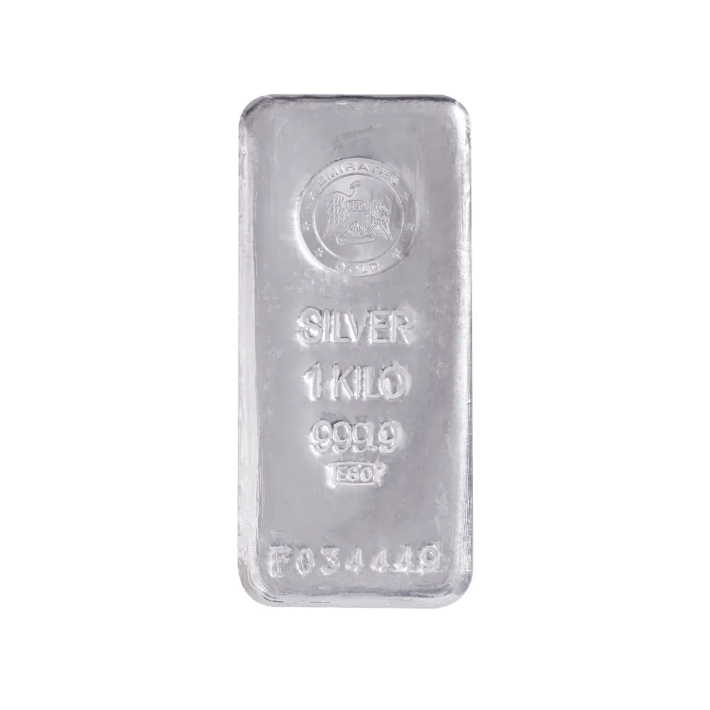 【元大珠寶】白銀銀塊 純銀999投資保值利器(一公斤)