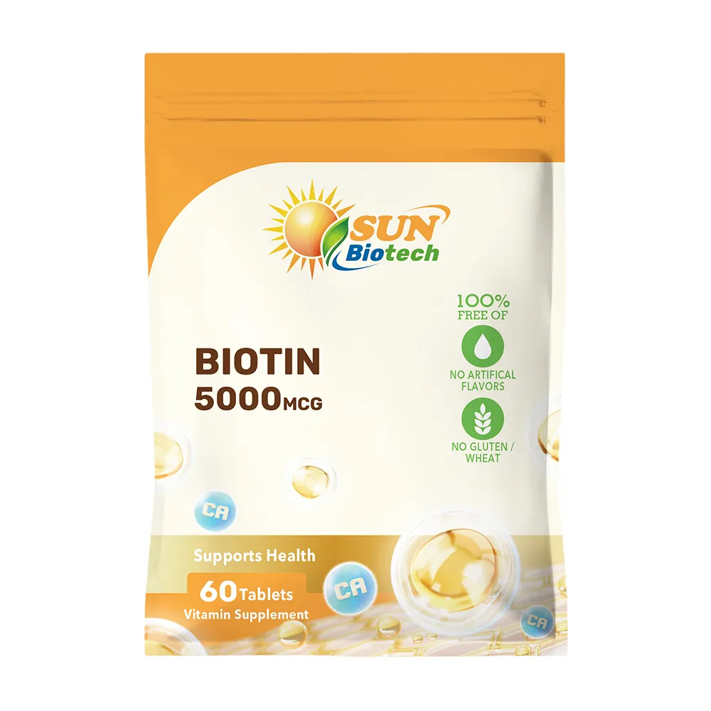 【Sun 日落恩賜】生物素5000mcg+鈣錠(60錠/袋)
