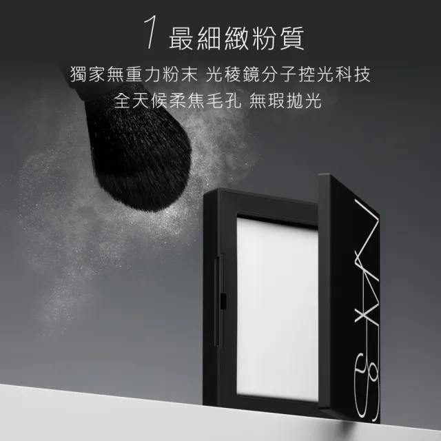 【NARS】官方直營 小白餅閨蜜分享組(裸光蜜粉餅/定妝蜜粉/雙11限定)
