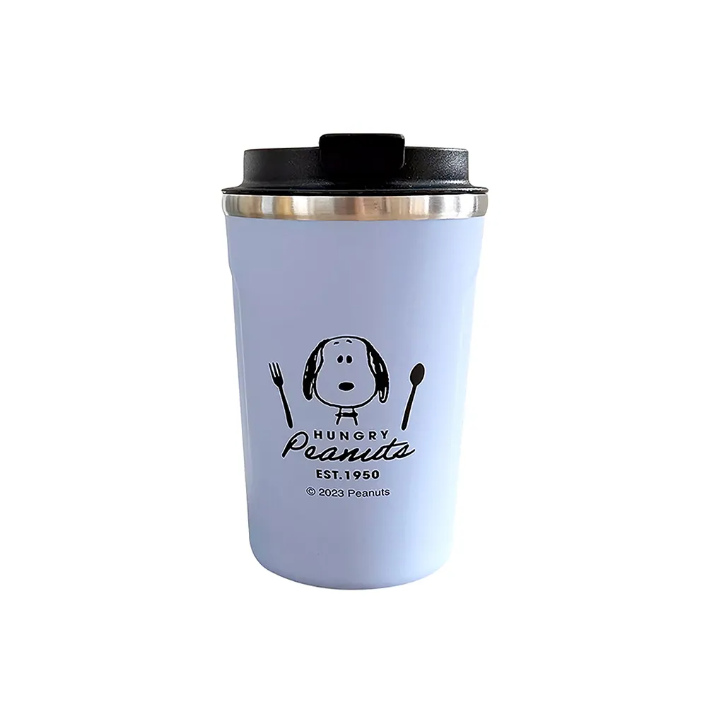 【Kamio】SNOOPY 史努比 保溫保冷不鏽鋼咖啡隨行杯 300ml 肚子餓(餐具雜貨)
