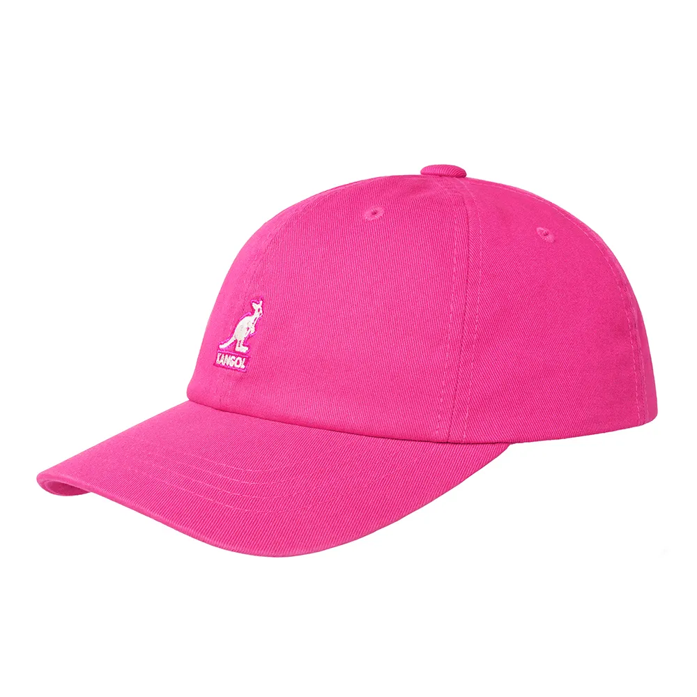 【KANGOL】WASHED 棒球帽(粉紅色)