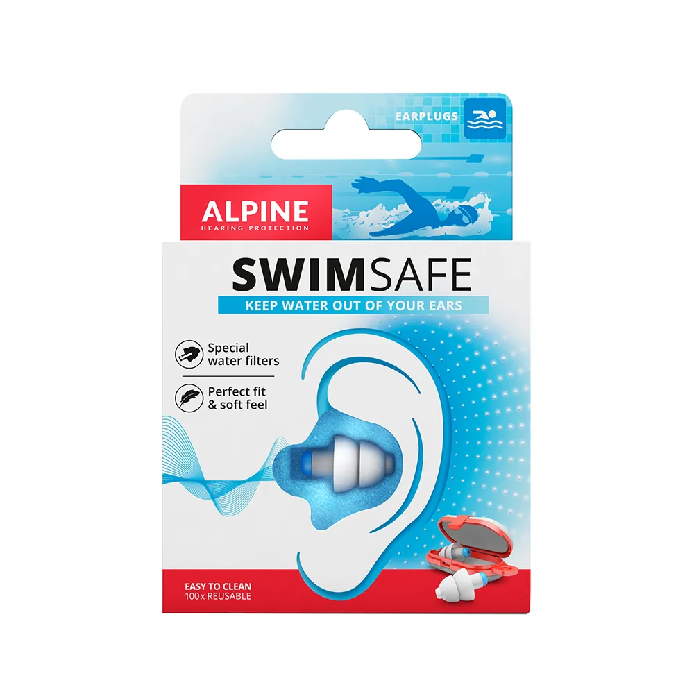 【ALPINE】荷蘭原裝進口 SwimSafe 頂級游泳防水耳塞