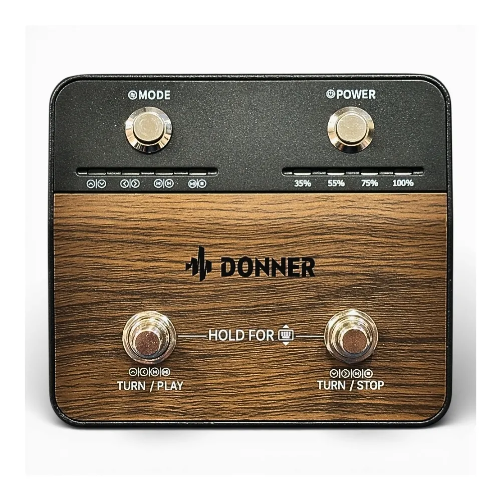 【Donner】DBM-20 踏板翻譜控制器 充電式／極簡不凡（翻譜 踩踏 效果器 支援多數軟體 音樂串流平台 DBM20）