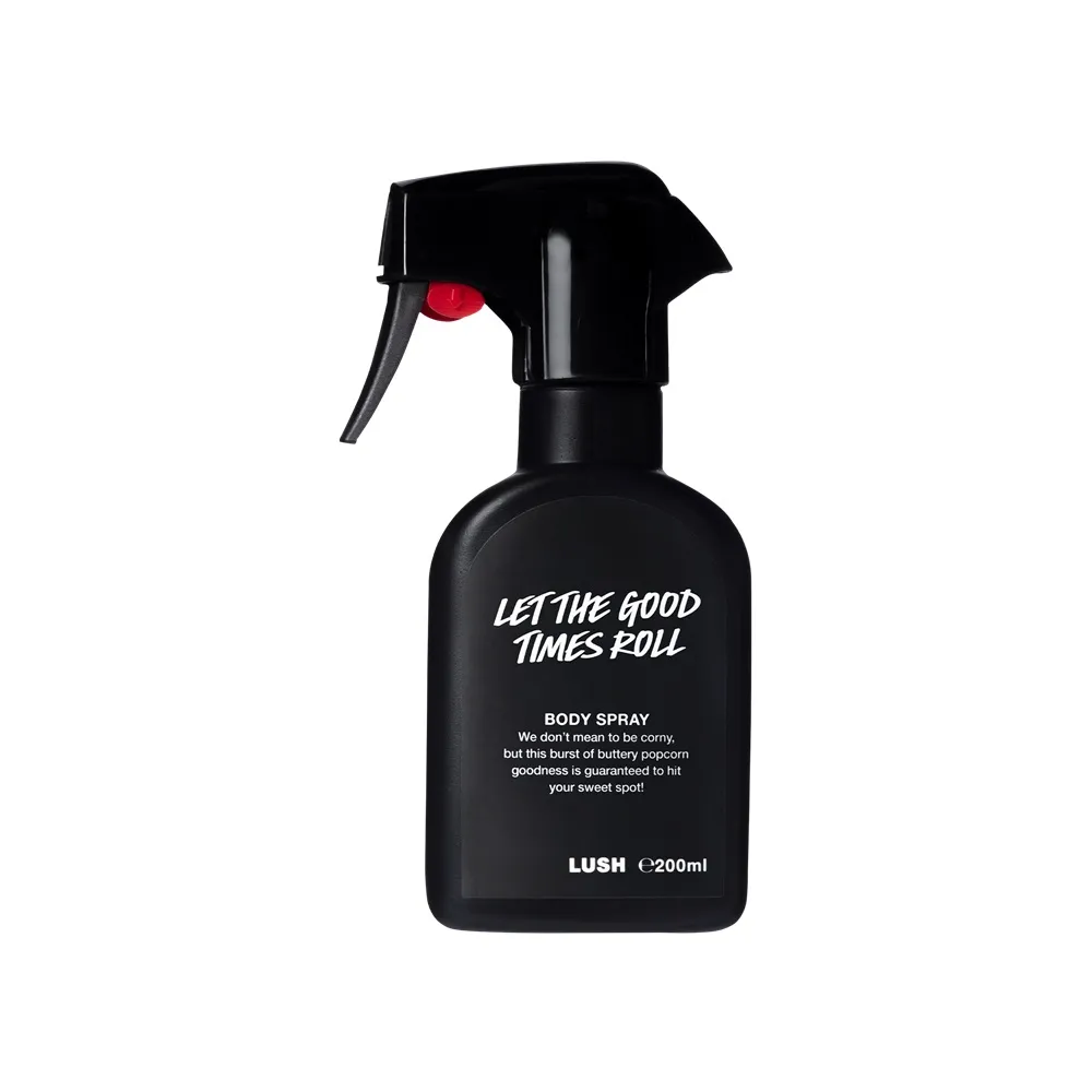 【LUSH 嵐舒】爆米花身體噴霧 200ml(香氛噴霧/焦糖甜香)