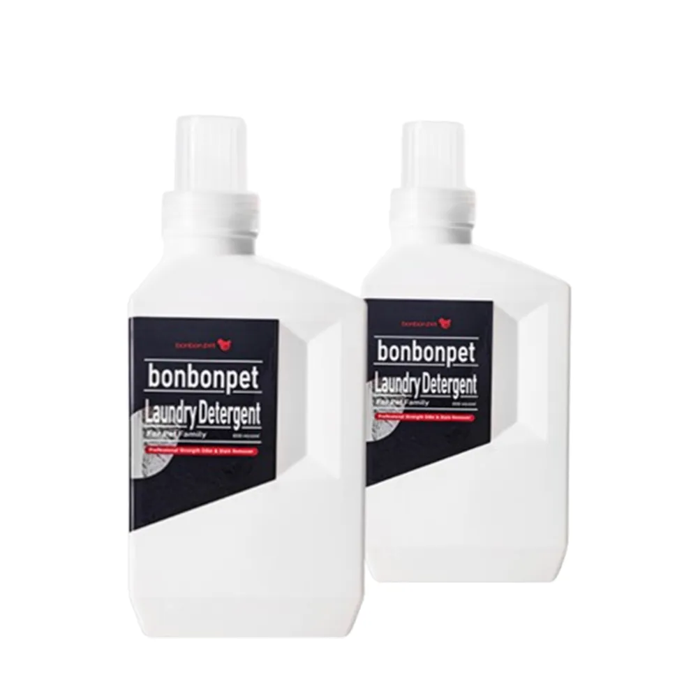 【bonbonpet 蹦蹦跳】寵物居家潔淨/除毛洗衣精1000ml*2入(台灣製/溫和/貓狗衣物/除毛洗衣精)