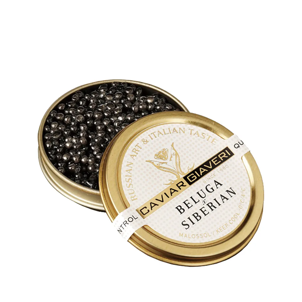 【CAVIAR GIAVERI 珈費里】少量現貨！貝魯迦魚子醬 50g(白蓋 Beluga&Siberian)