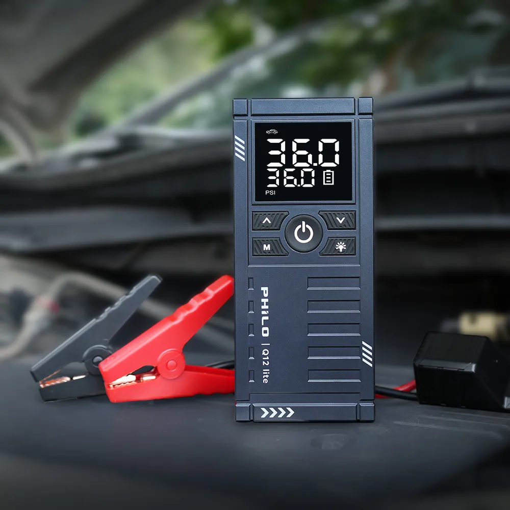 【Philo 飛樂】Q12lite 8000mAh 救車行動電源Ｘ無線打氣機 二合一/充氣機/打氣筒/汽車百貨/行車救援