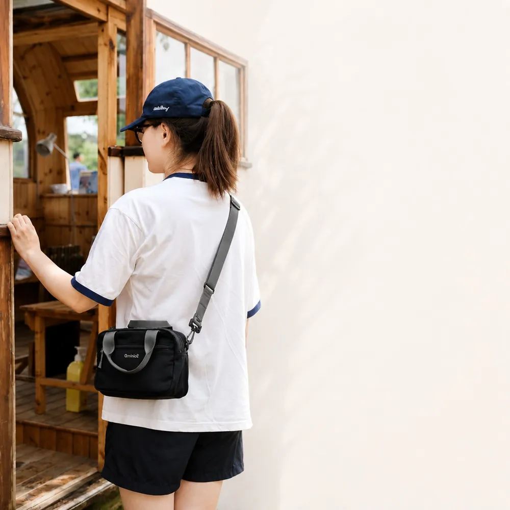 【WHOSE BAG】雙11 女用多功能雙層斜背包 輕便防潑水大容量手提單肩包 NO.QM069(女側背包 女斜背