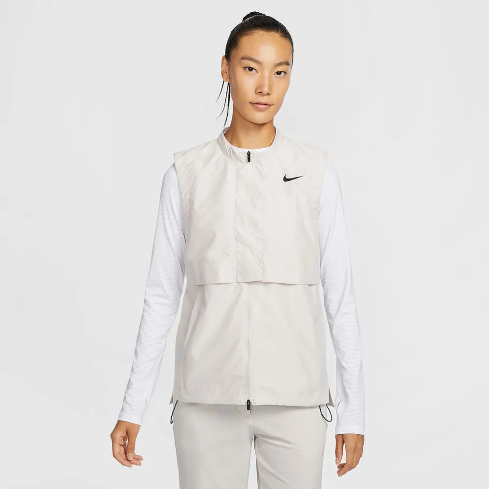 【NIKE GOLF】女款 Nike Tour Repel 高爾夫背心(淺骨白色)