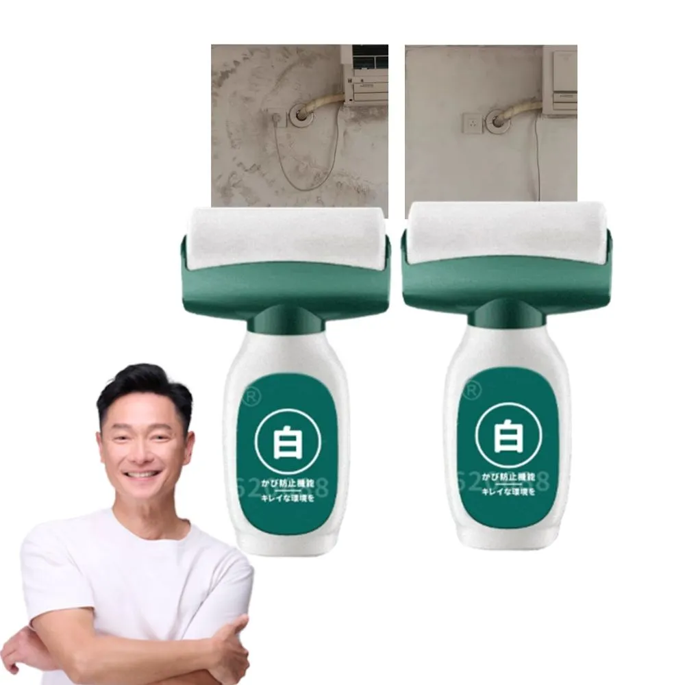 【寶媽咪】台灣草本防黴白牆刷2入(整修裝潢/無甲醛/防黴不泛黃/植物性配方/裂縫/牆壁補牆膏)