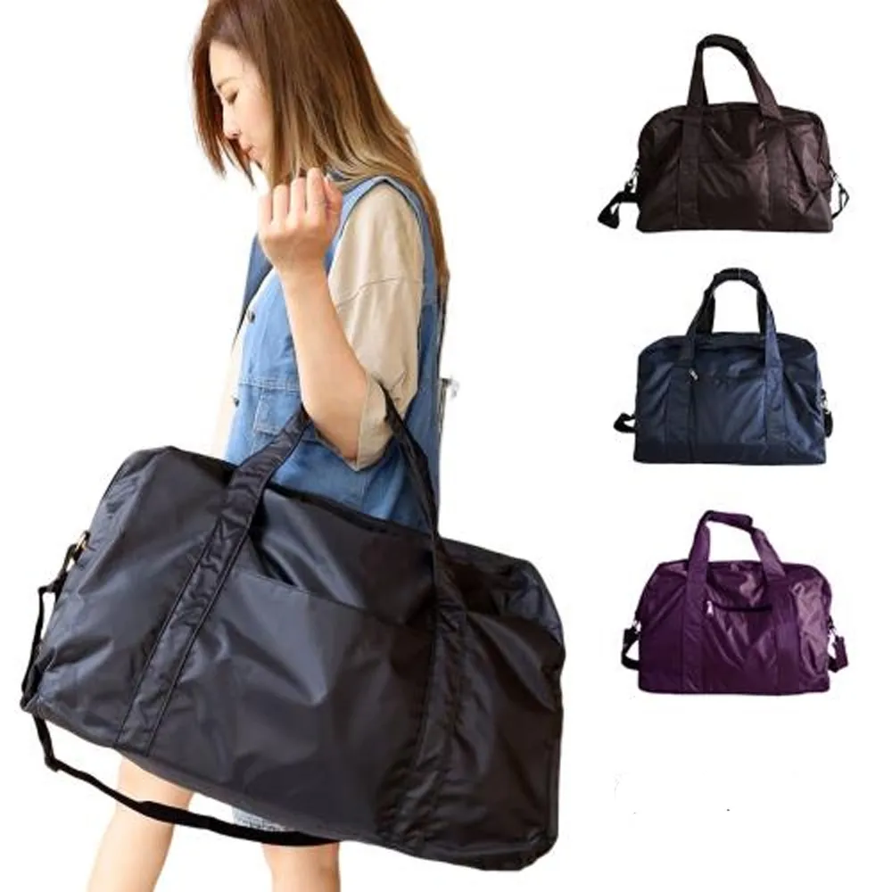 【Catsbag】雙11 超大容量輕巧可水洗旅行袋 1515 (#旅行袋 #斜背包 #手提包)
