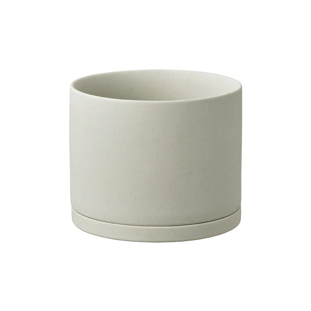 【Kinto】PLANT POT 191 陶瓷花盆13.5cm-大地灰 2.0