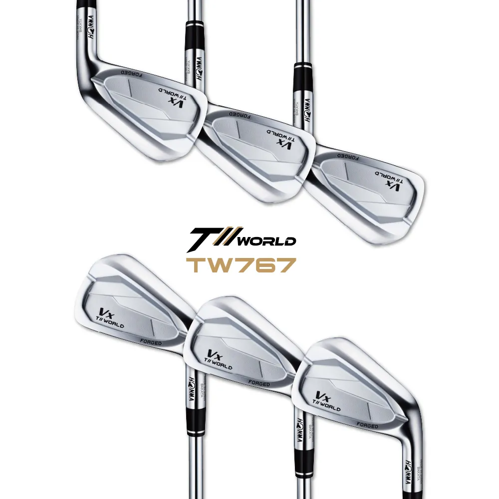 【HONMA 本間高爾夫】TW767-VX 鐵桿5支組 #6-P 高爾夫球桿 不含球袋 限定特惠