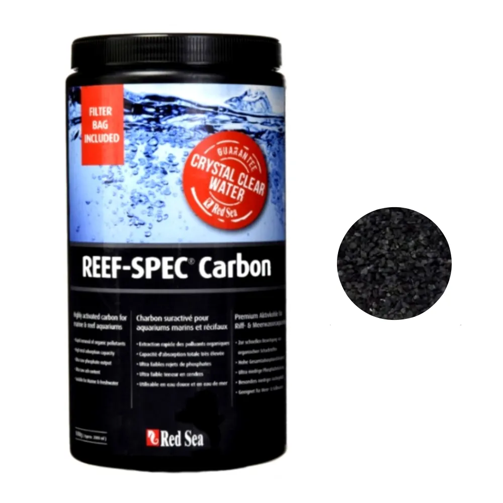 【RED SEA 紅海】高性能活性碳 2000ml淨水除毒 REEF-SPEC 除臭(獨特技術特性 淡海水缸與水草缸適用 37420)