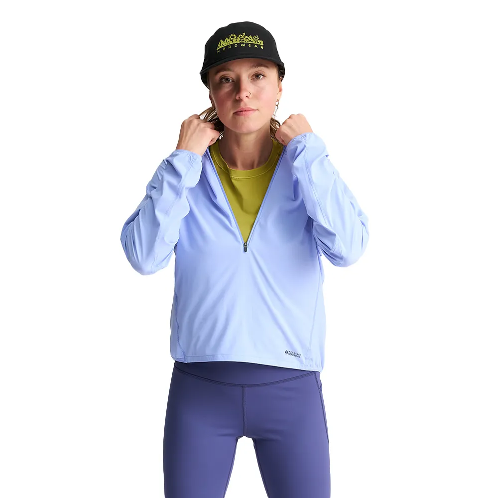 【Mountain Hardwear】Sunshield™ Hoody 防曬輕量連帽半拉上衣 女款 幻象紫 #2110511