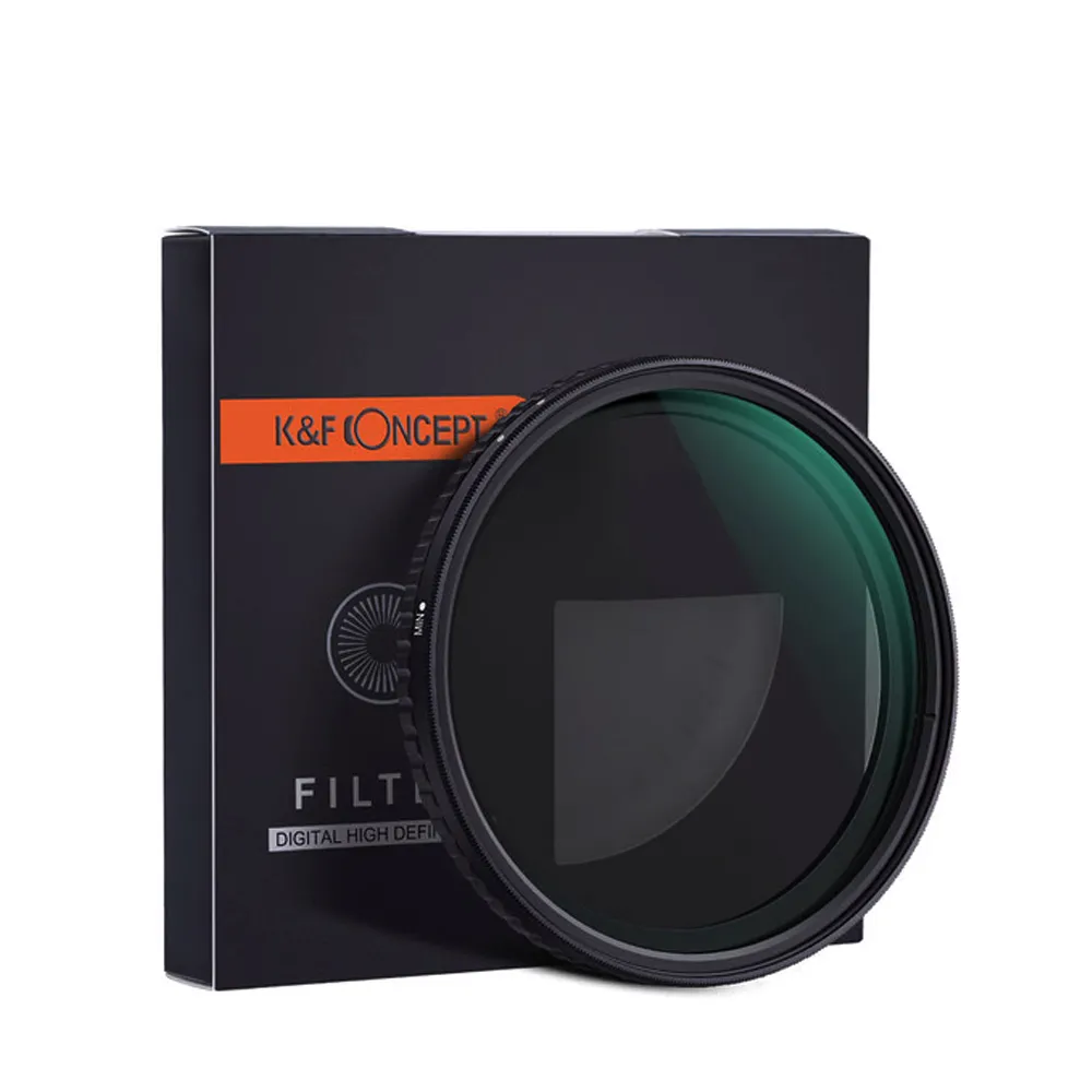 【K&F Concept】可調式減光鏡 82mm Nano-X ND8-ND128 防水抗污 日本AGC鏡片(KF01.1330)