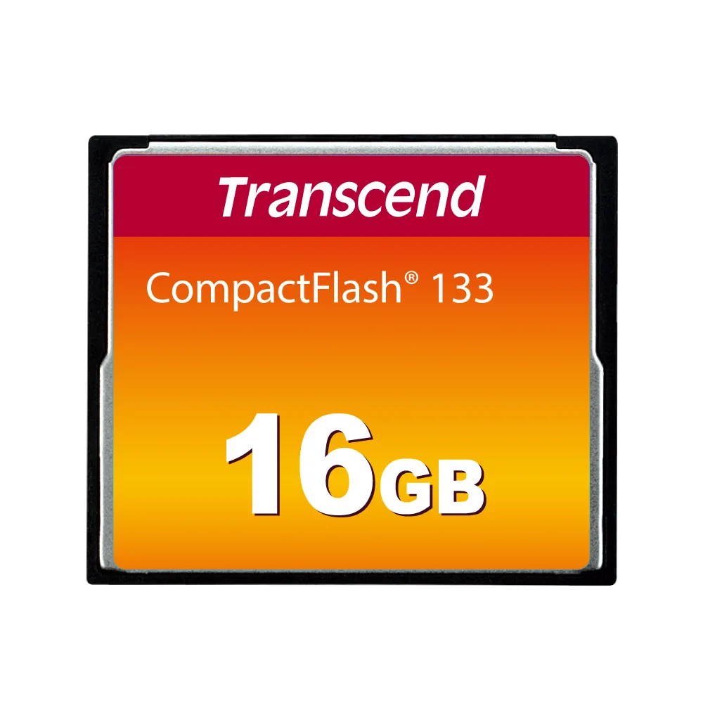 【Transcend 創見】133X CF 16GB CompactFlash 記憶卡(TS16GCF133 新舊包裝隨機出貨)