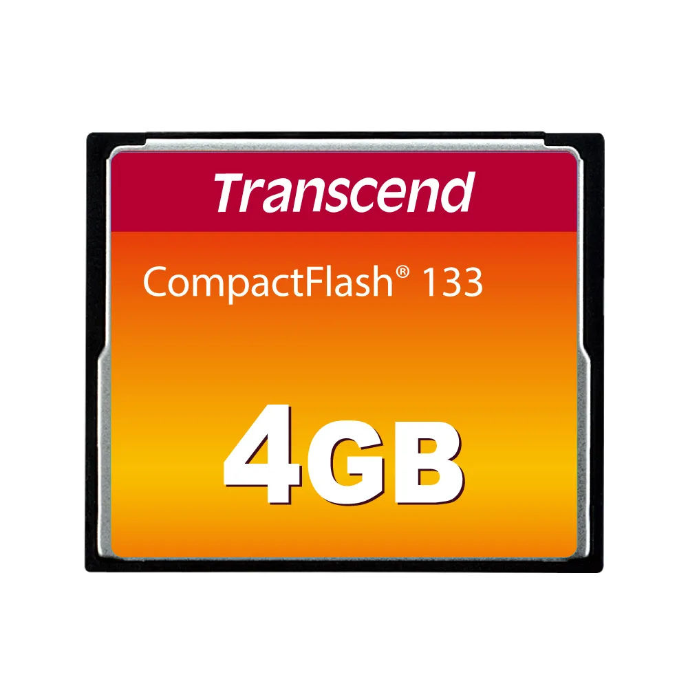 【Transcend 創見】133X CF 4GB CompactFlash 記憶卡(TS4GCF133 新舊包裝隨機出貨)