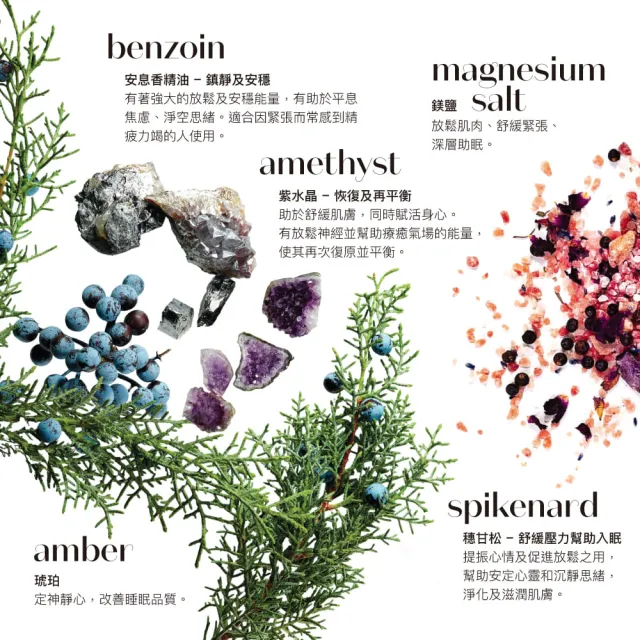 【ilapothecary】紫晶鎂夢浴鹽囤貨組(浴鹽400g+補充包400g+旅行包40gx2+木柄不銹鋼鍍鈦挖勺)
