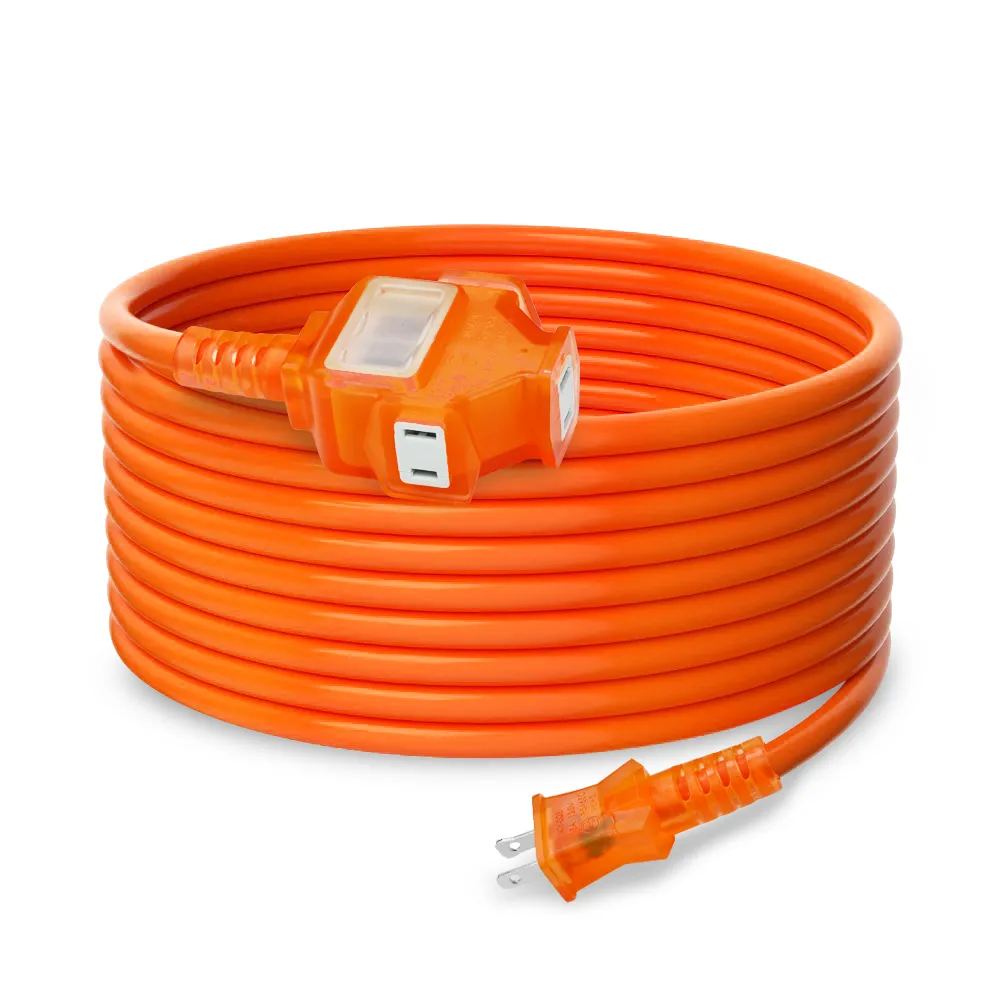 【PowerSync 群加】2P 1擴3插工業用動力延長線/30M(TU3C3300)