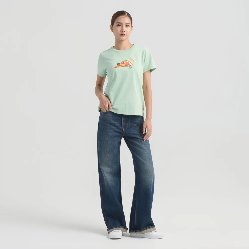 【LEVIS】Ribcage 高腰寬褲 / 微彈性 / 赤耳 女生牛仔褲 人氣新品 A6081-0105