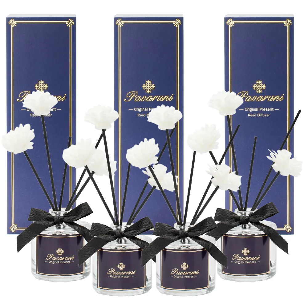 【Pavaruni】買2送2 美國擴香瓶晨曦系列(無火香薰/天然精油/花香/木質香/果香)