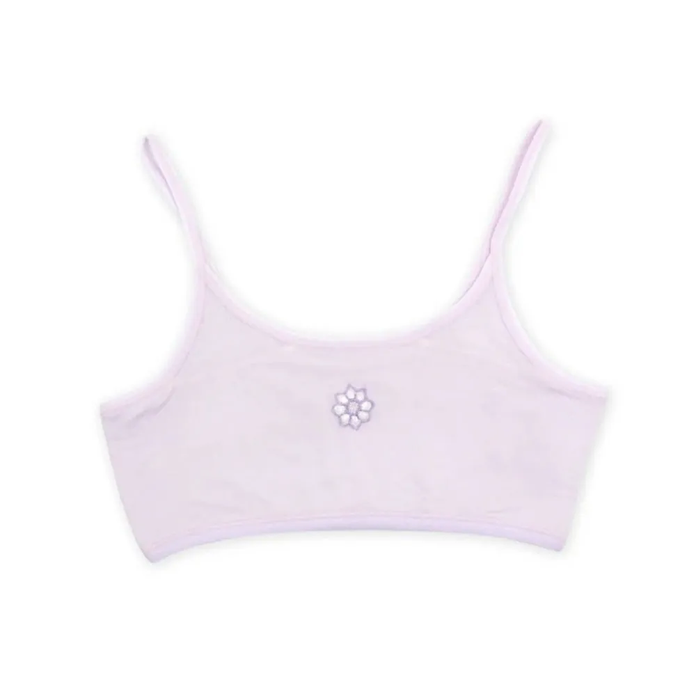 【annypepe】成長內衣 短版肩帶型 縲縈Rayon-紫140-165(成長型內衣 少女內衣)