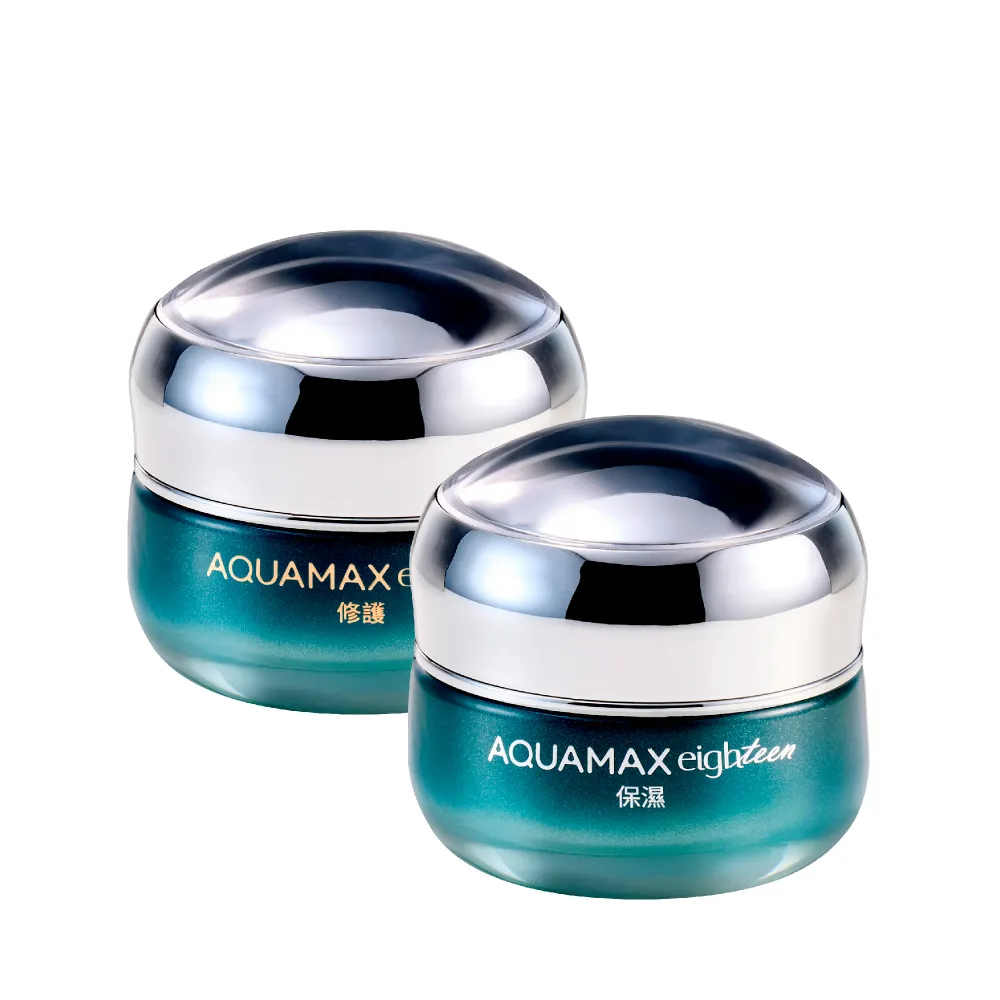 即期品【AQUAMAX 奧科美氏】水18專研肌能精華霜30g(2款任選/保濕/修護/玻尿酸/胜肽)