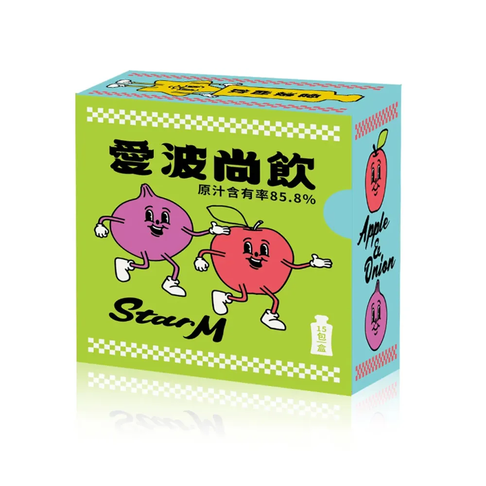【StarM 星岳】愛波尚飲-蘋果洋蔥水(15包/盒)
