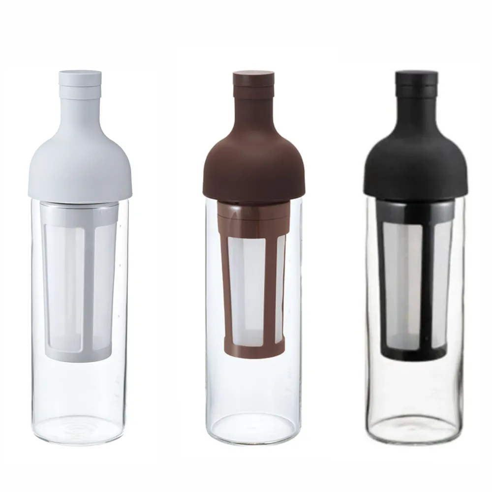 【HARIO】酒瓶冷泡咖啡壺  冰釀 冷萃 650ml(FIC-70 咖啡 灰白 黑色 任選)