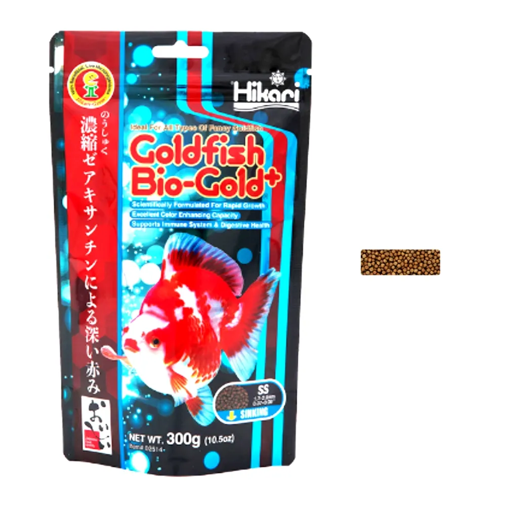 【HIKARI 高夠力】全方位SS金魚飼料 300g添加濃縮玉米黃質超強增艷配方(適合所有類型的金魚 02514 SS)